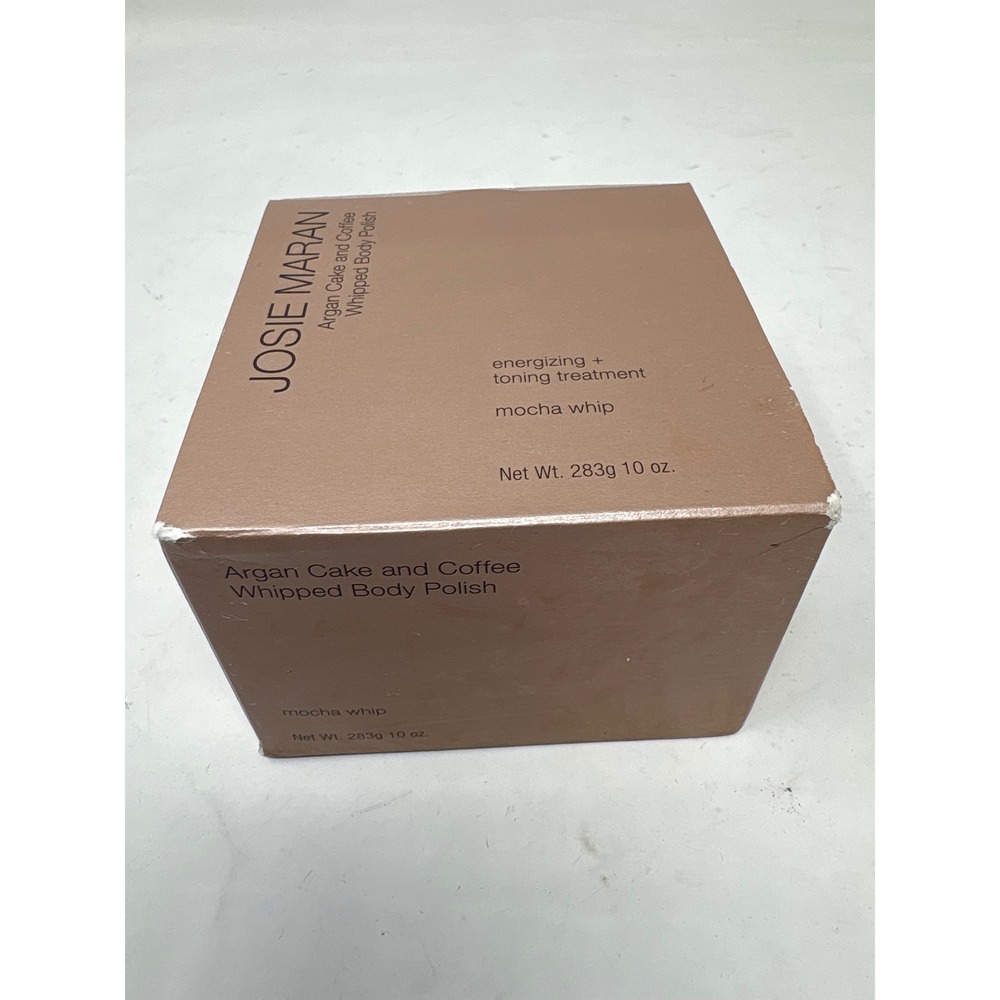 Josie Maran Argan Cake and‎ Coffee Whipped Body Polish Mocha Whip 10oz NIB